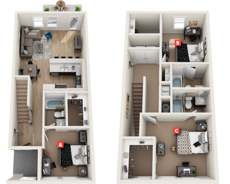 Milledge A Floorplan
