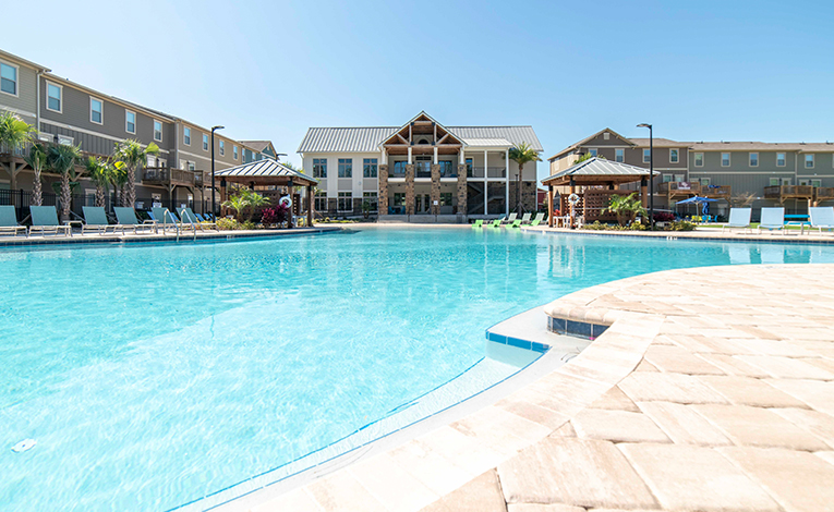 Resort style pool