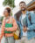 Two young adults walking to class