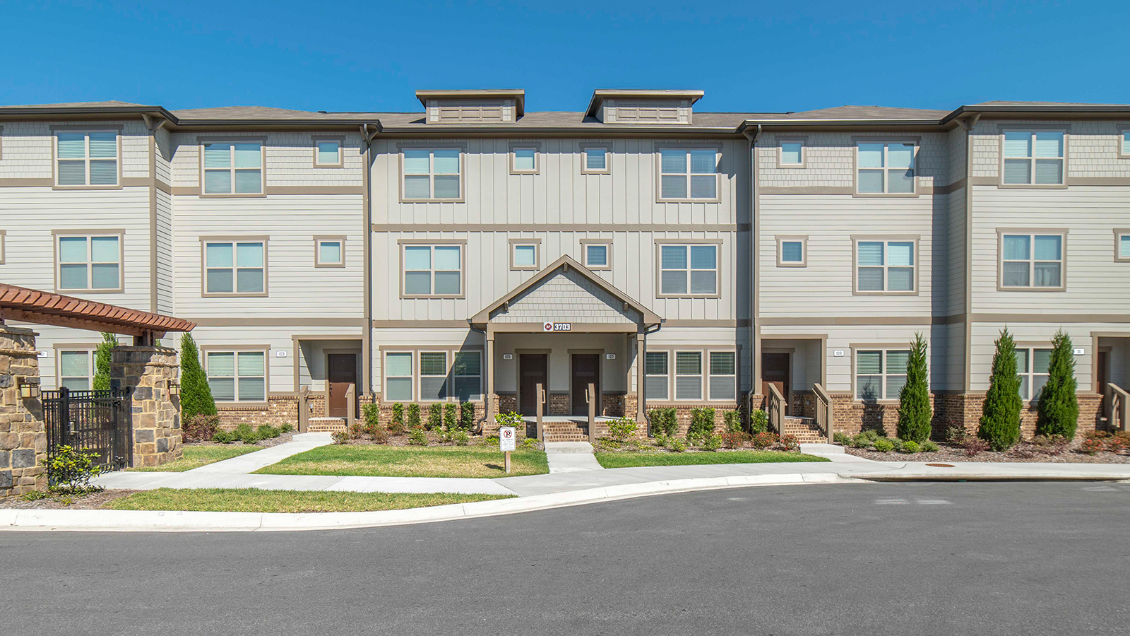 Student housing building exterior